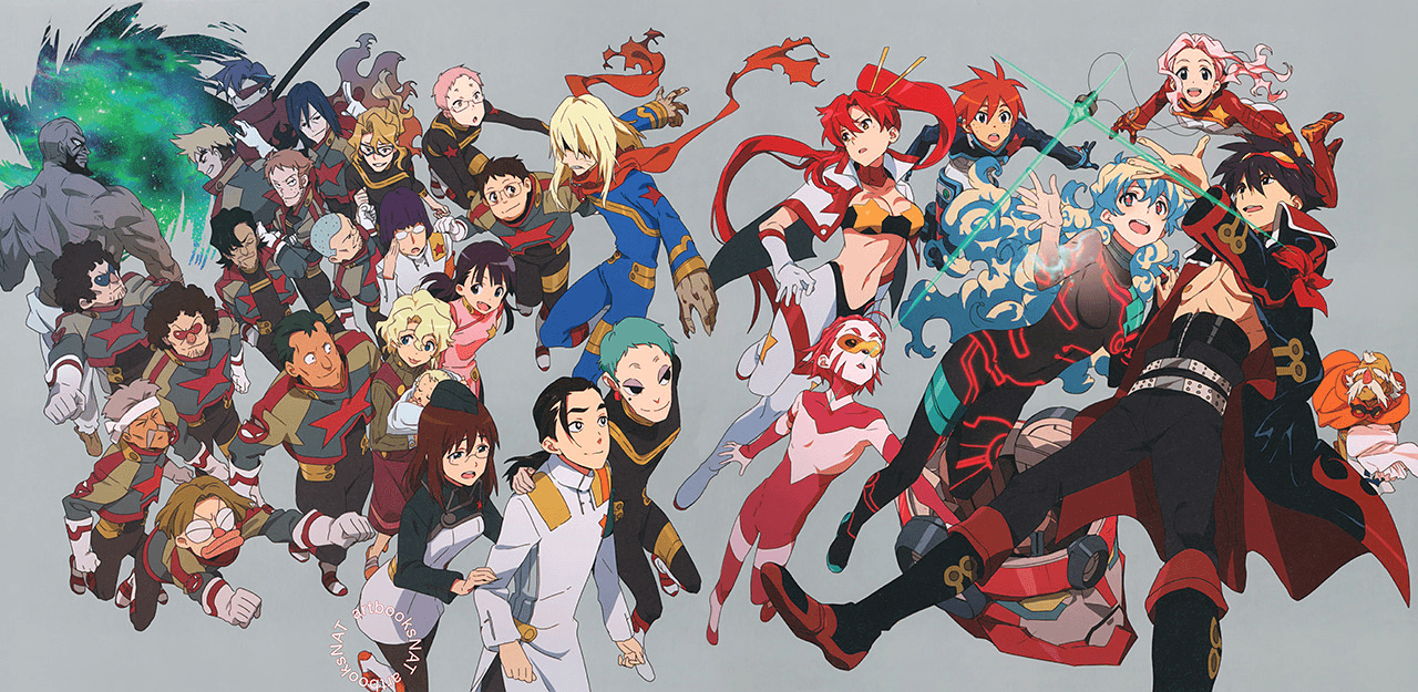 Gurren Lagann The Movie: The Lights in the Sky are Stars